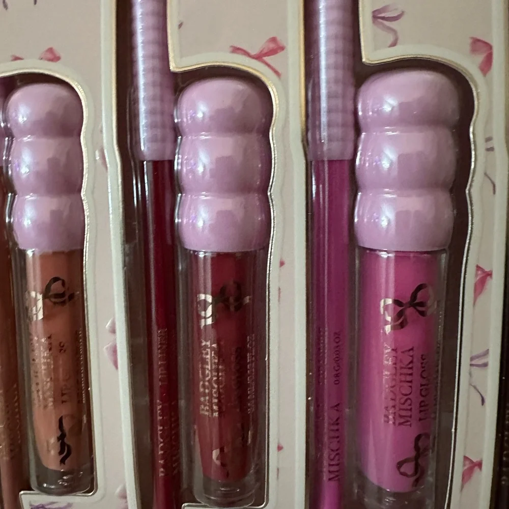 Badgley Mischka Lipstick Set - Pink, Brown, Red